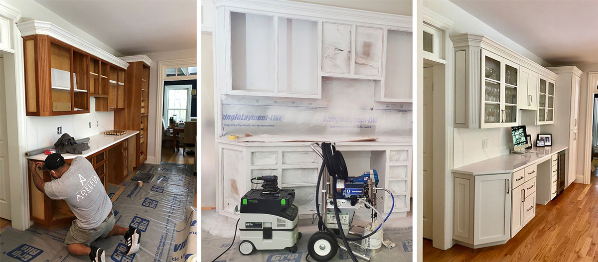 Kitchen Cabinet Painters in Wellesley